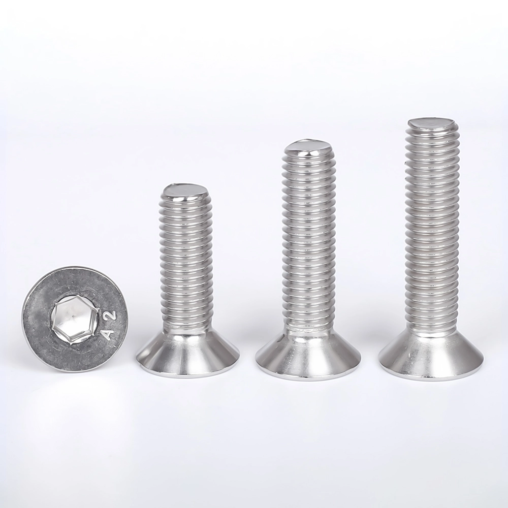 سٹینلیس سٹیل DIN 7991 Countersunk Hex Socket Screw